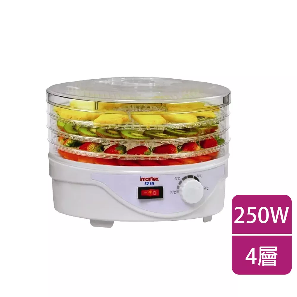 【日本伊瑪】四層式低溫烘培溫控小乾果機