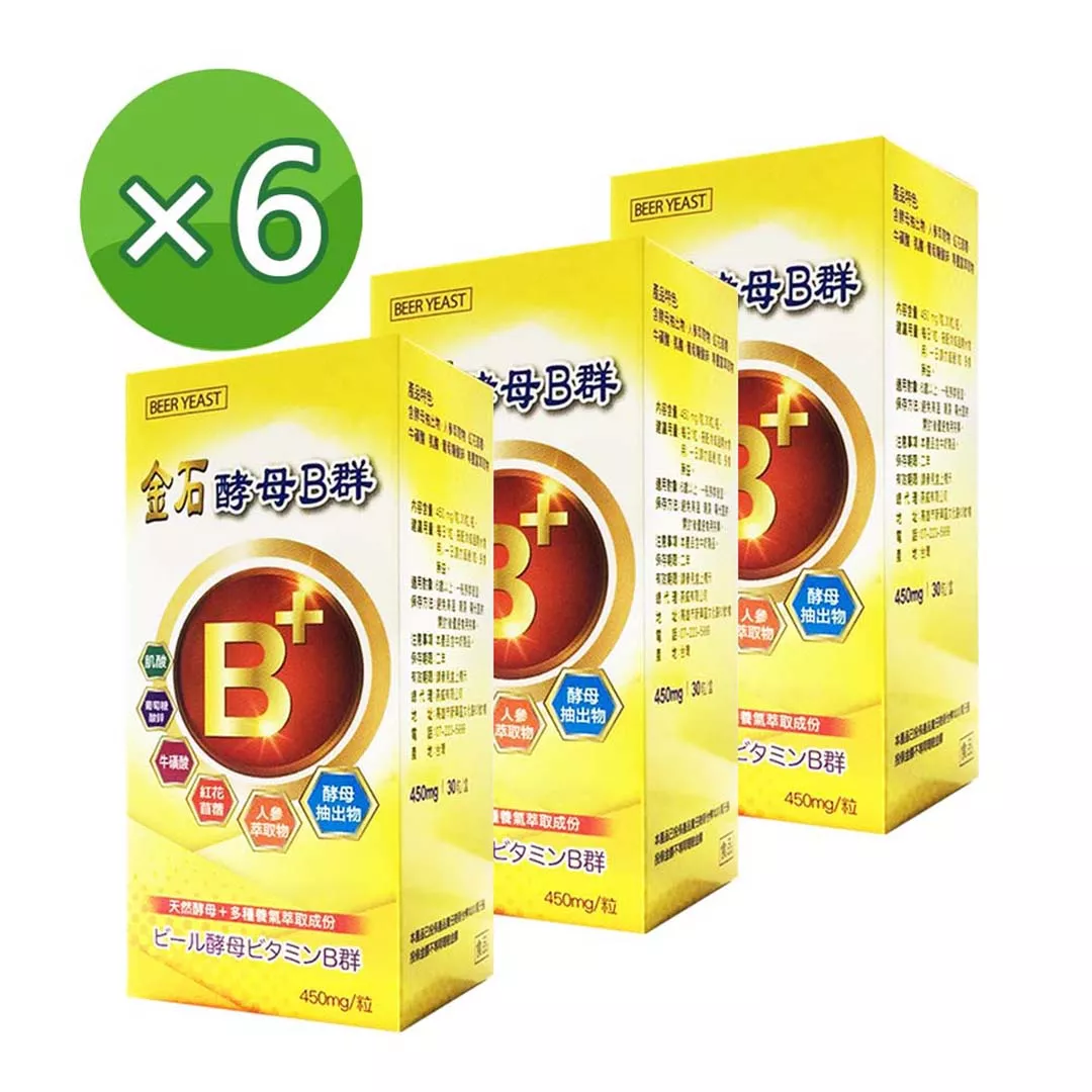 【金石】酵母B群 6入組 