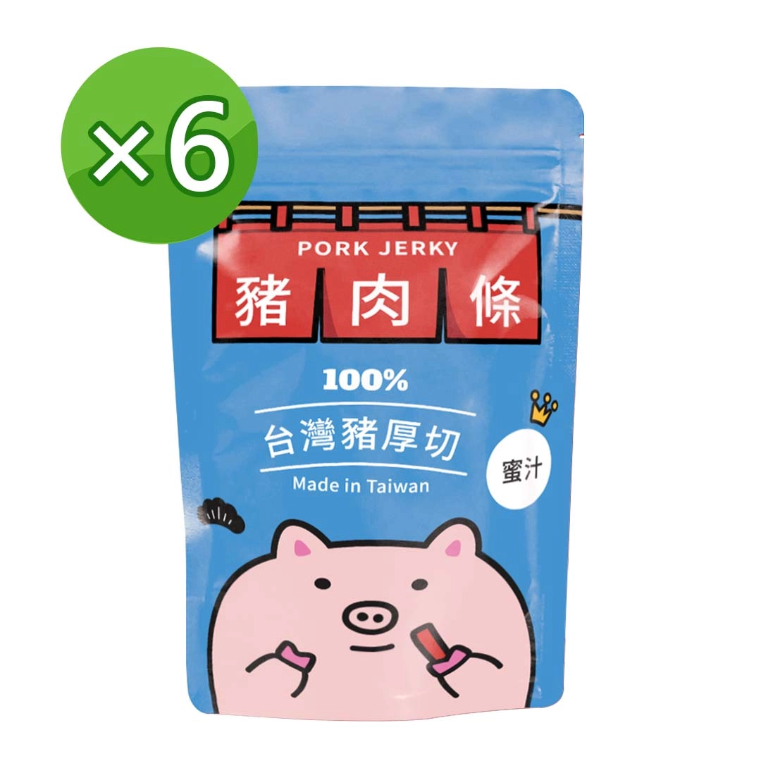 【老道老枝】蜜汁豬肉條 6入組